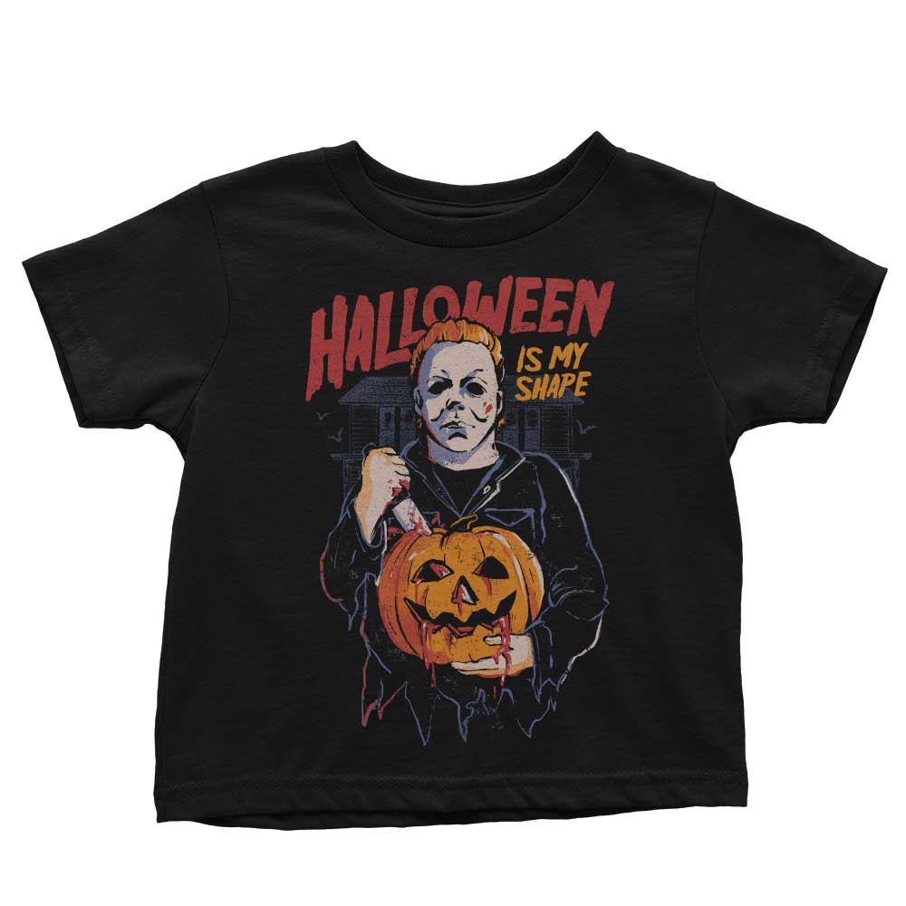 Youth Halloween Themed Apparel - 'Halloween is My Shape'